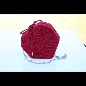 Zara heart cross body bag